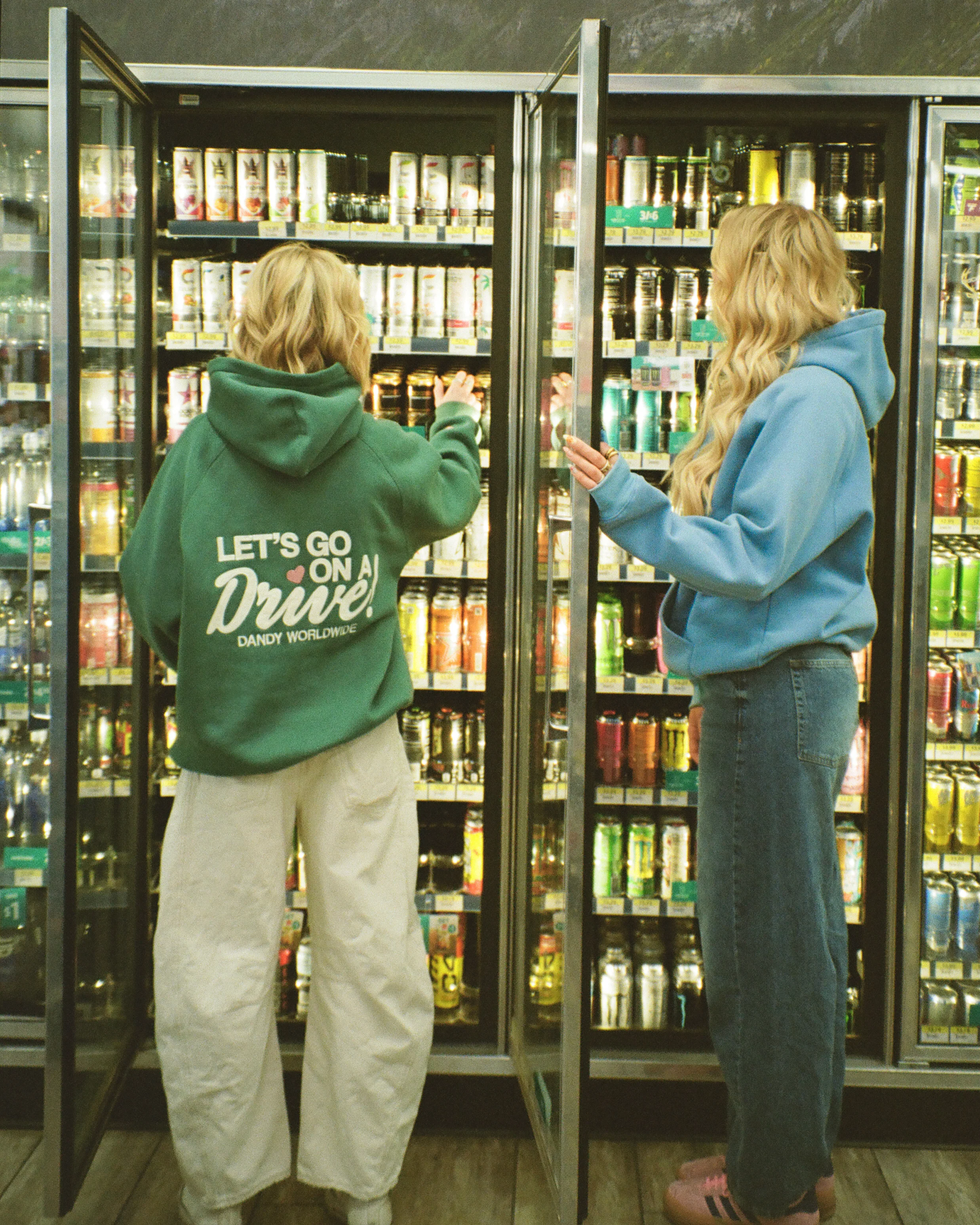 "Let's Go on a Drive" Oversized Lux Hoodie in Green - Image 12